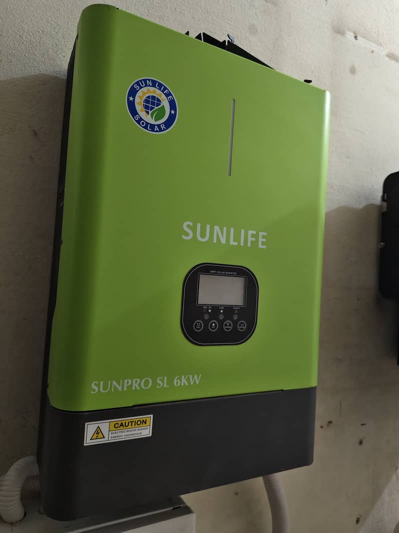 6KW Sunpro Sun life Inverter Just 6 Months Used 1