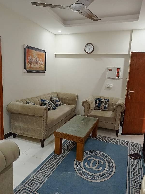 2 Bed Rooms Attach Bath Tv Lounge Kitchen Fully Furnished Appartment Available For Rent 0