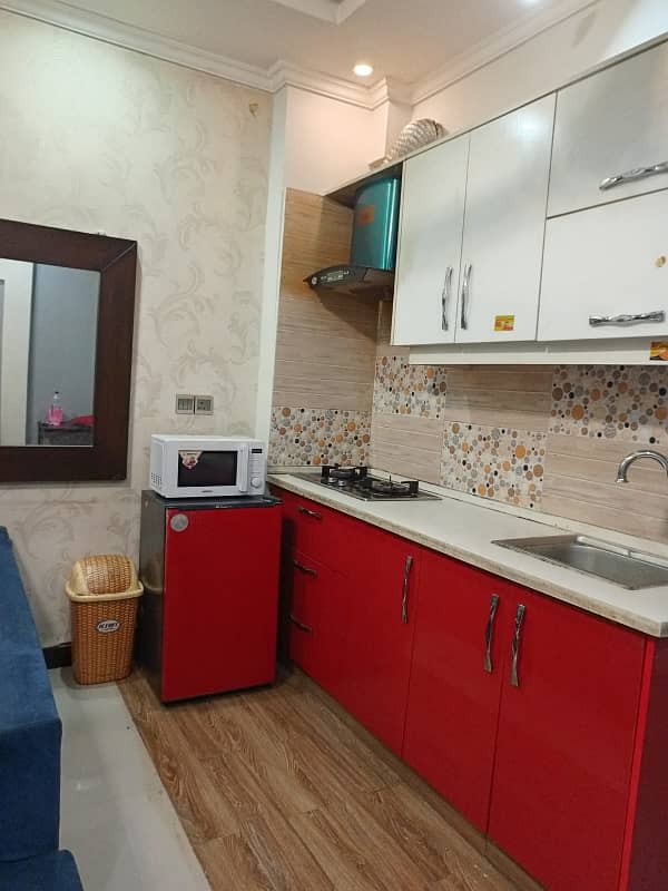 1 Bed Room Aattach Bath Tv Lounge Kitchen Fully Furnished Flat Available For Rent 5