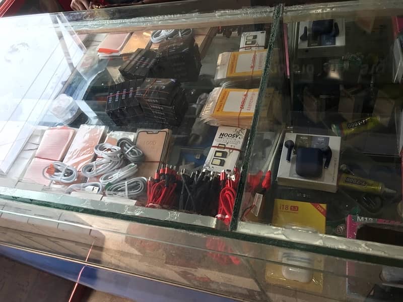 mobile shop for sale with all accessories running business 1