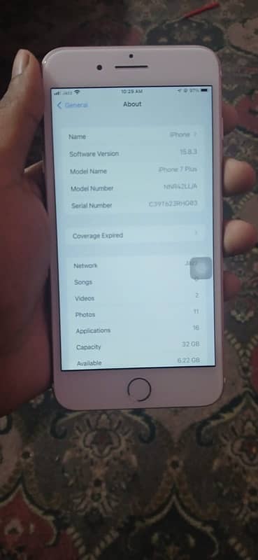 I phone 7 plus battery change pta approved 3