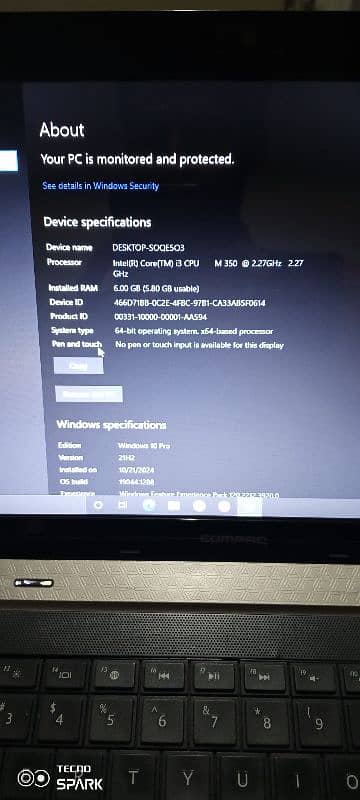 hp core i3 wifi cam all ok compaq ram 6 gb hard 500 gb Faizabad rwp 9