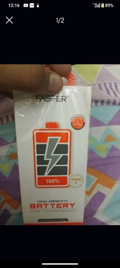 Iphone X Battery Brand New Condition Exchange Possible with Pod