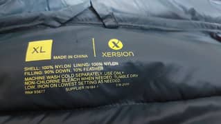 Xersion XL Down Puffer Jacket  Warm  Lightweight 90% Down, 10% Feather