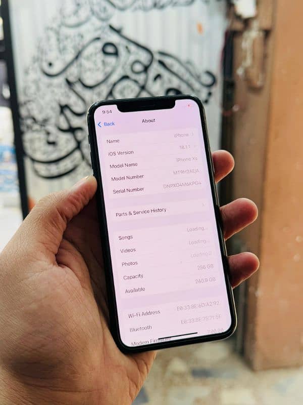 iphone XS 256GB PTA Approved 6