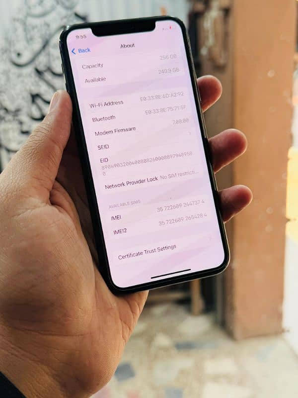 iphone XS 256GB PTA Approved 11