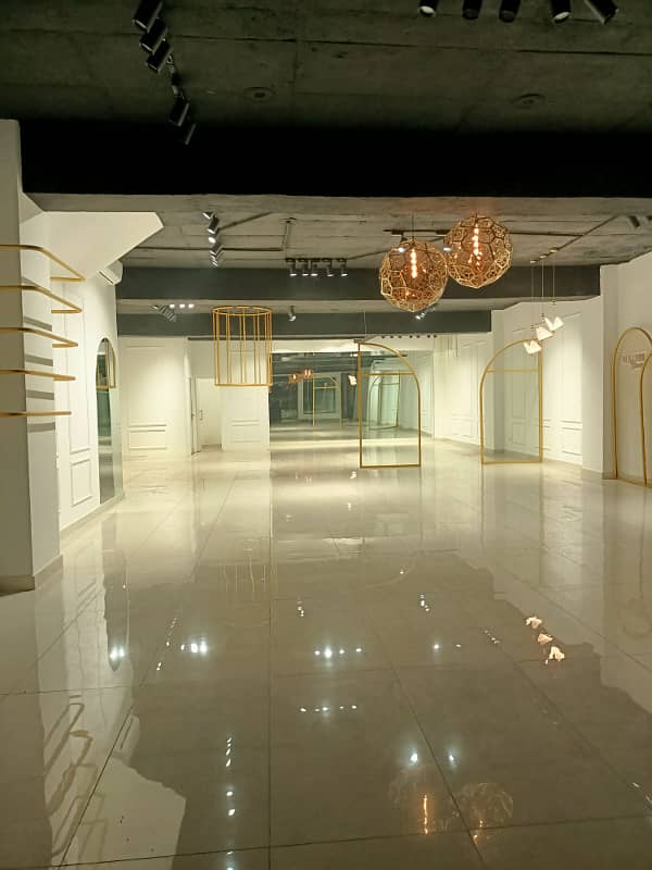 Ground Floor Shop Available For Rent MM Alam Road Gulberg 7