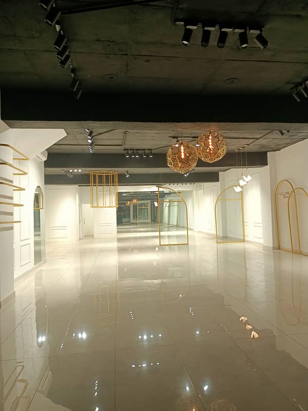 Ground Floor Shop Available For Rent MM Alam Road Gulberg 8