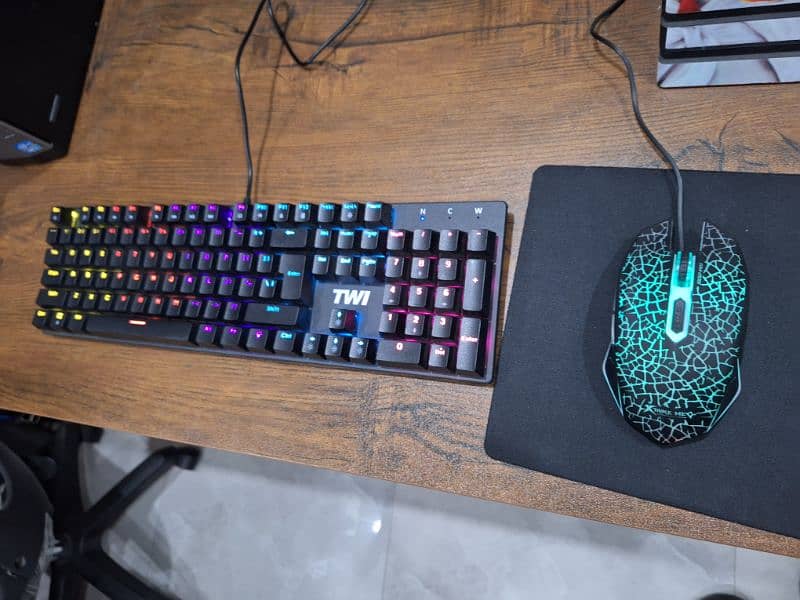 Kd-911 Mechanical Keyboard with Xtrike-Me Gaming Mouse 6