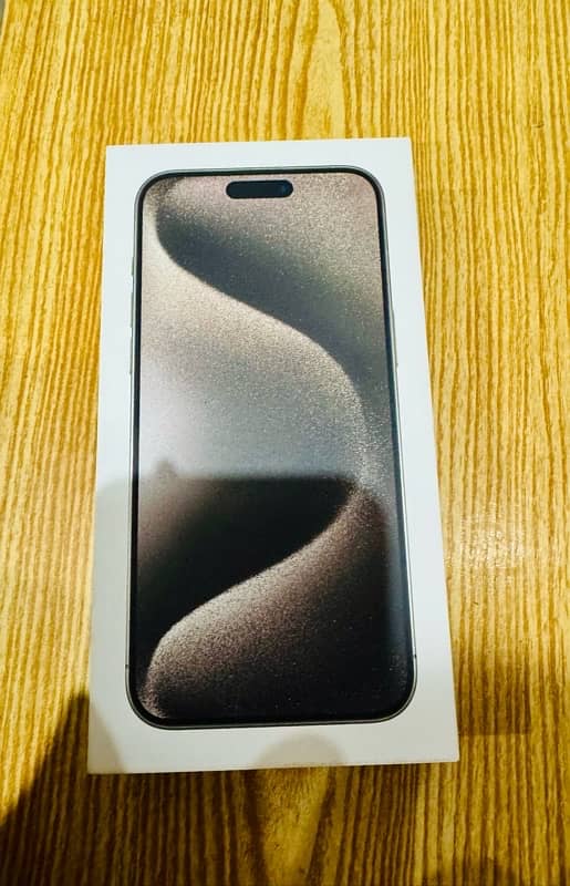 iPhone 15 Pro Max Natural Titanium 256GB Non PTA factory unlock 3