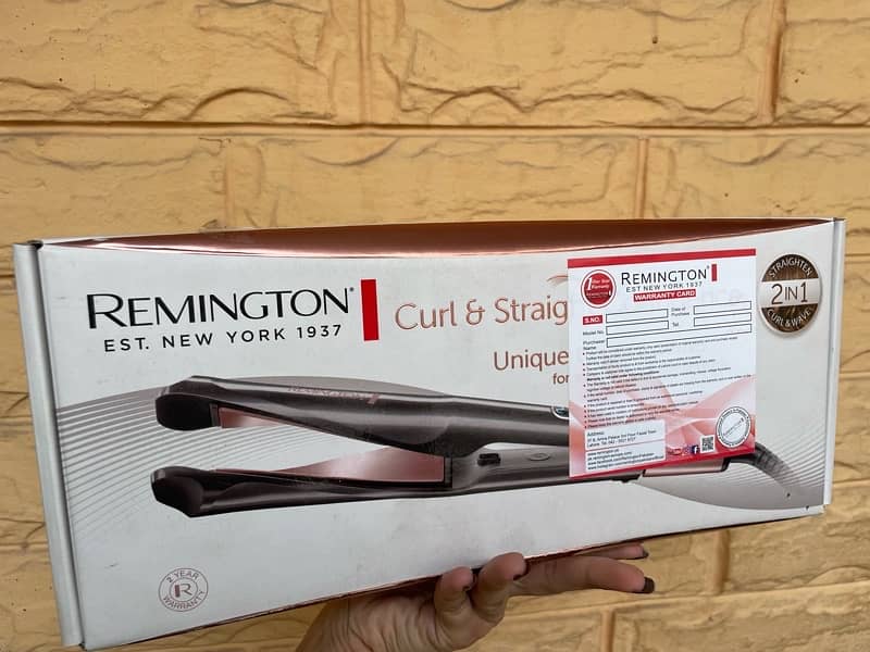 REMINGTON HAIR STRAIGHT CURL & STRAIGHT CONFIDENCE R S6606 orignal 0