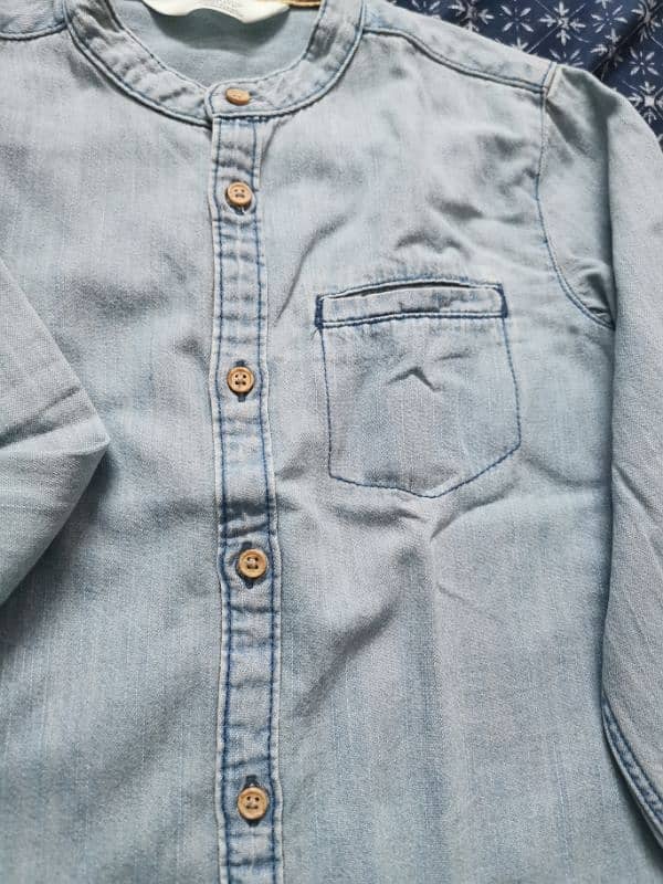 original boys H&M denim shirt 0