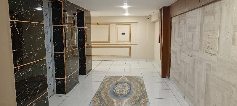 For Rent-2Bed DD Brand New West Open Flat in SANABIL HEIGHTS, Block-7 Gulistan-e-Jauhar 2