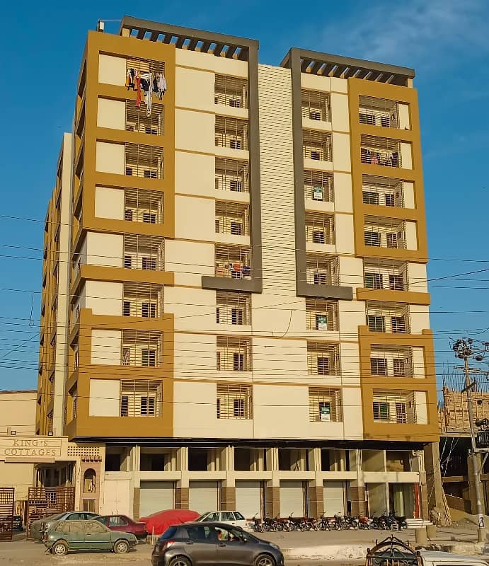 For Rent-2Bed DD Brand New West Open Flat in SANABIL HEIGHTS, Block-7 Gulistan-e-Jauhar 0