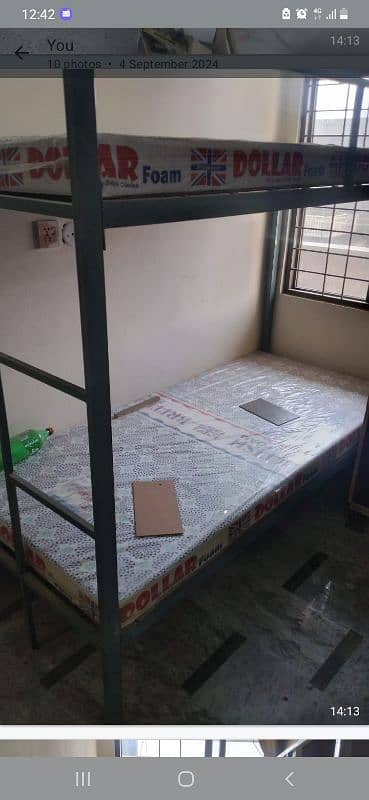 singel bed with mattress 1