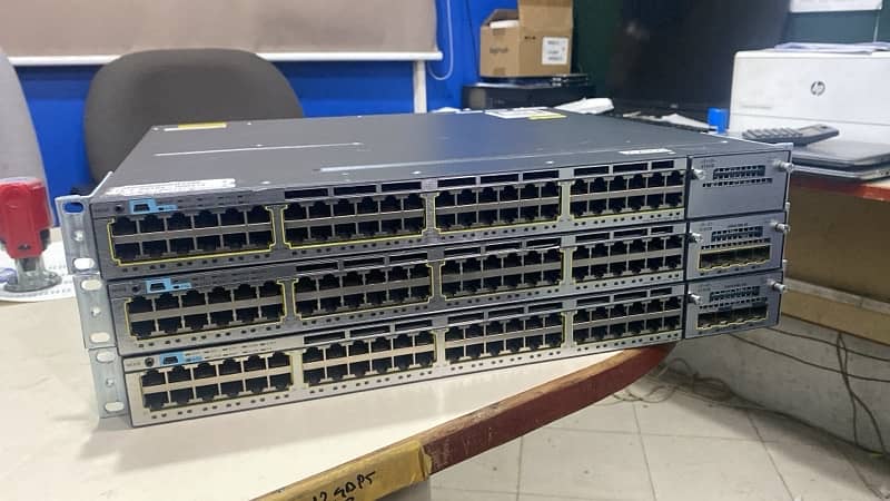 Cisco Switch 3750X-48 POE with 10G card Available in Qunatity 0