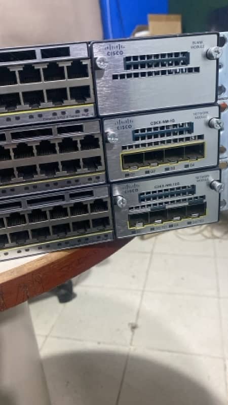 Cisco Switch 3750X-48 POE with 10G card Available in Qunatity 1