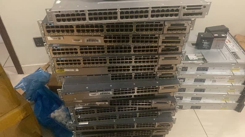 Cisco Switch 3750X-48 POE with 10G card Available in Qunatity 2