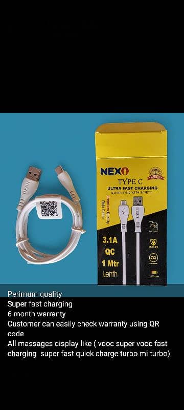 charging cable Rs 90 0