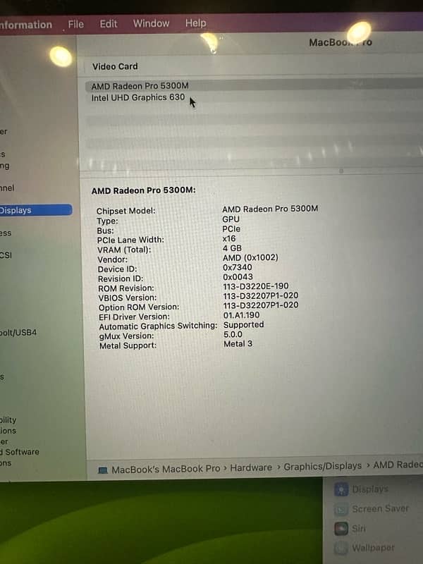 Apple Macbook pro2019. . core i7/Macbook for sale 8