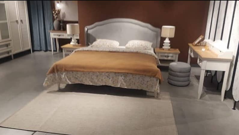 bed set | wooden double bed set | luxurious bedroom furniture 3