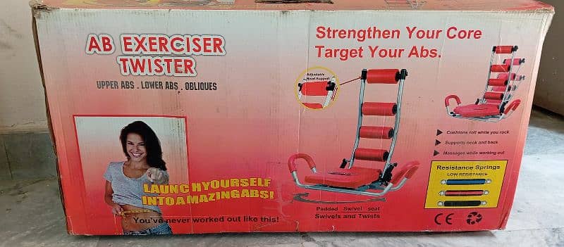 Ab Exercise Twister Machine with 3 Levels Springs 1