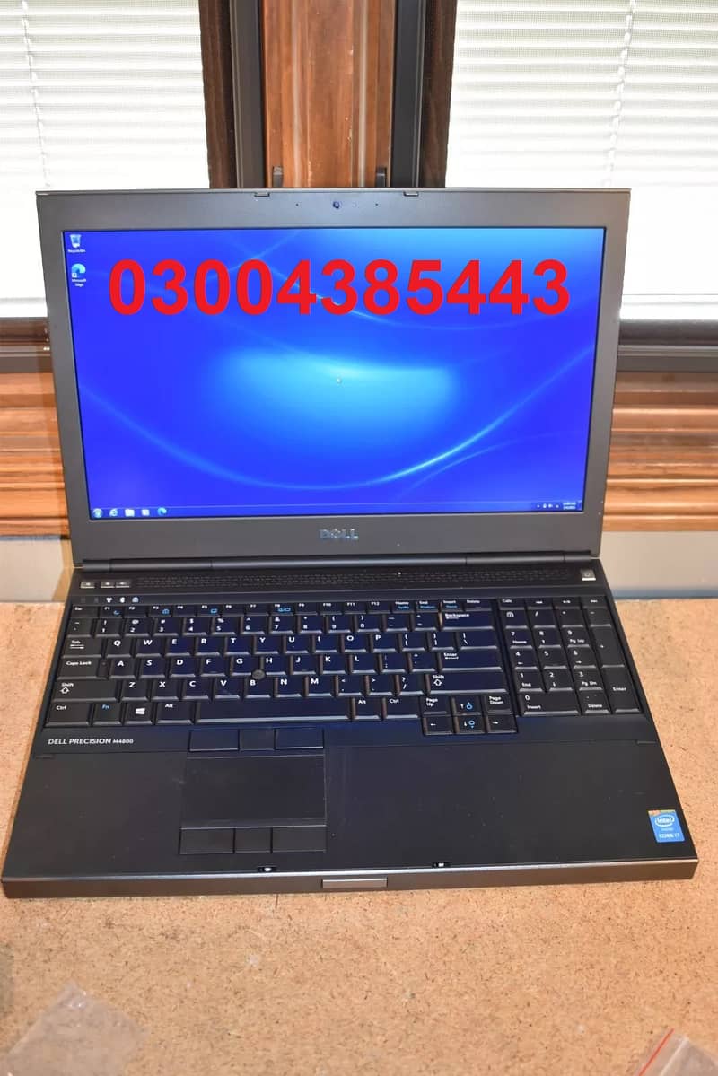 Dell Precision M4800 Core i7-4610M 4TH GEN 8GB 500GB NVidia 2gb card 0