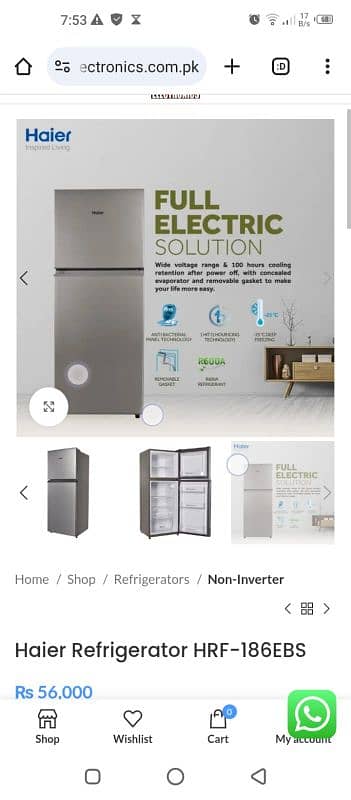 Haier refrigerator 0