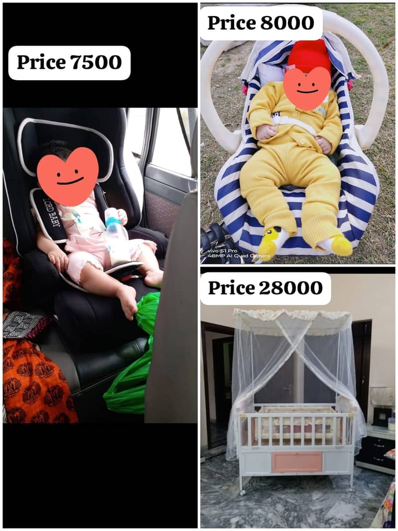 Baby cot | Kids Cot | Baby Carry cot | Baby Car seat for sale 0