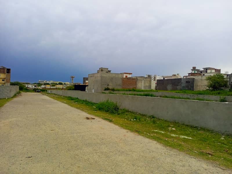 5 marla plot available for sale main paris city f block carpetes road water electricity available. 1