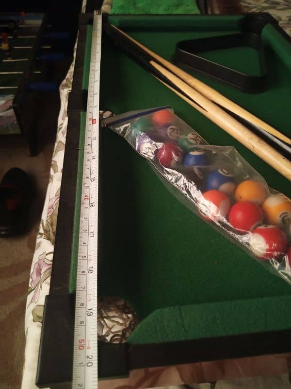 kids toy pool snooker table 12"-18" 5