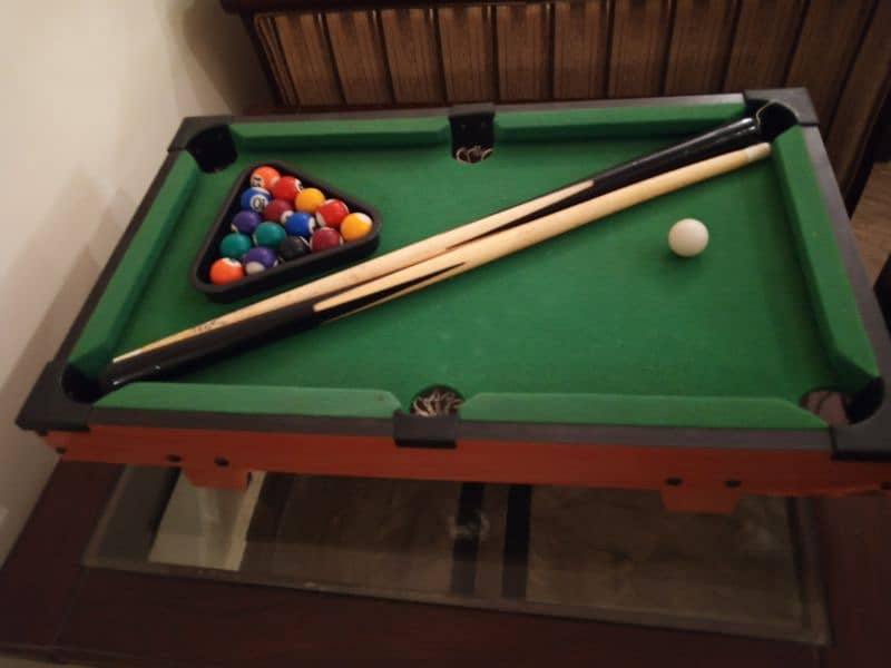 kids toy pool snooker table 12"-18" 6