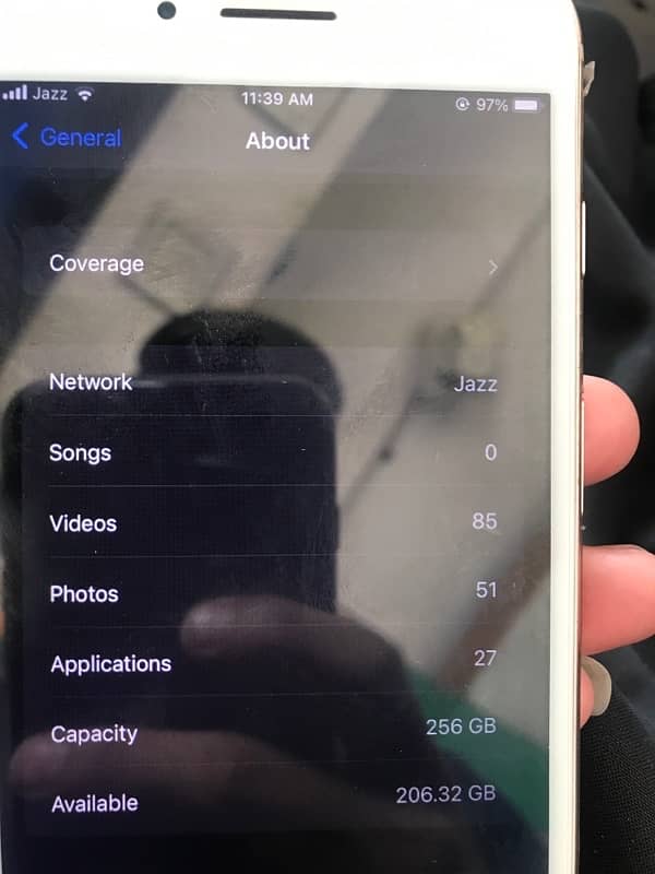 IPhone 8plus pta approved 256gb 7