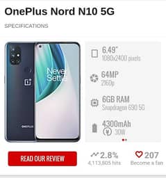 OnePlus n10 5g