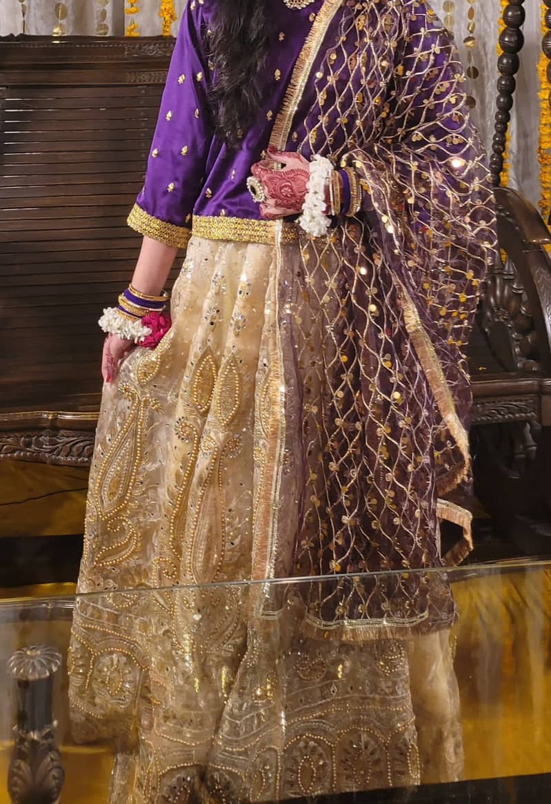 Rich purple lehenga 0