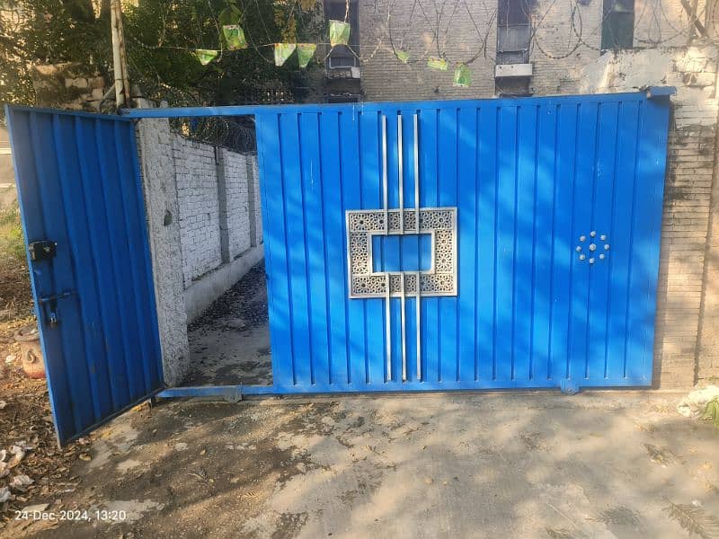 iron door | 2 main doors | blue sliding door for sale 0