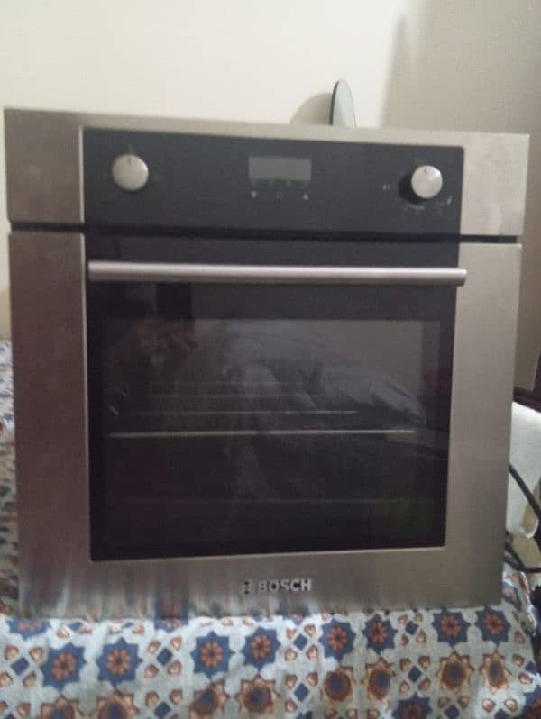 built-in microwave and oven with rack 6