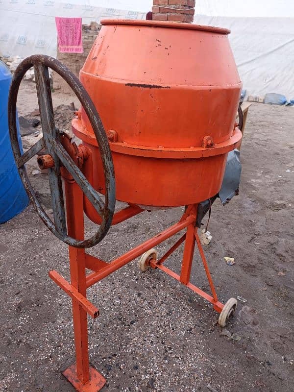 Half Bag Concrete Mixer Machine With Motor 2HP 0