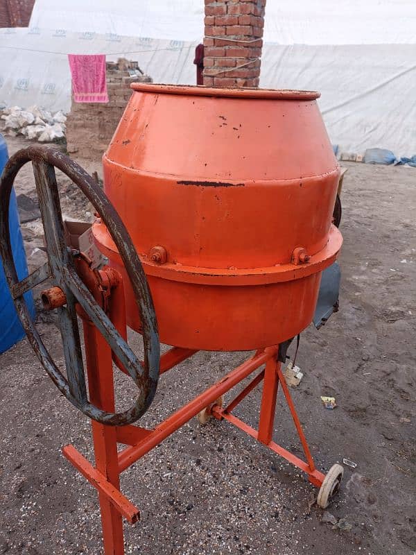 Half Bag Concrete Mixer Machine With Motor 2HP 1