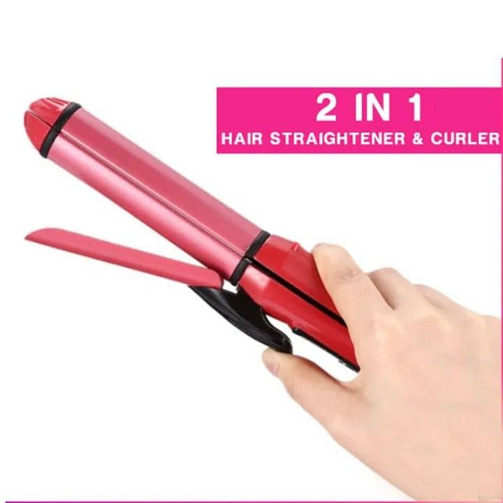 Combo Of Hair Dryer Plus 2 In 1 Hair Straightener & Curler 3