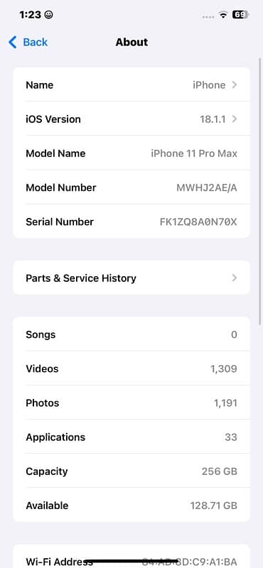 256 Gb Factory unlock 77 batery heath with orginal box and charger 3