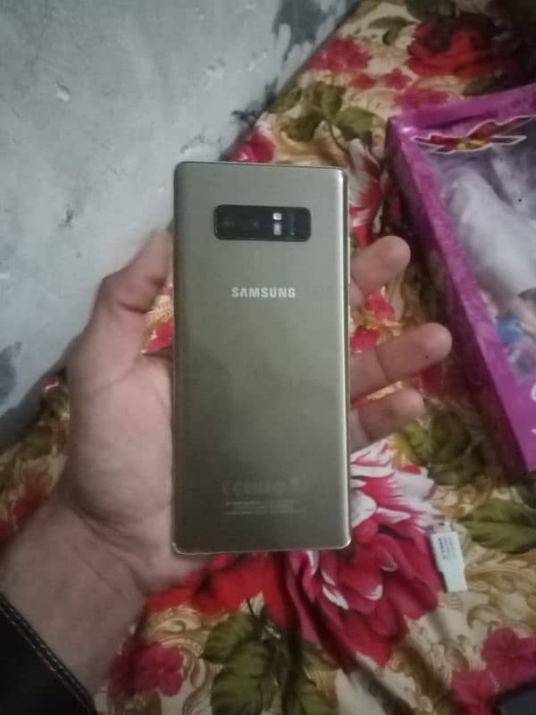 Samsung note 8 edge official  pta approved with box 4