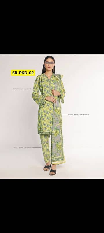 NEW ARRIVALS OF SARINA 3Pc KHADDAR ONLY IN 2800. 1