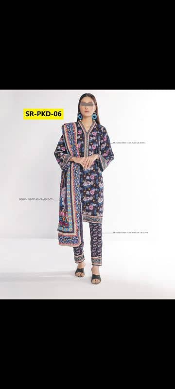 NEW ARRIVALS OF SARINA 3Pc KHADDAR ONLY IN 2800. 5