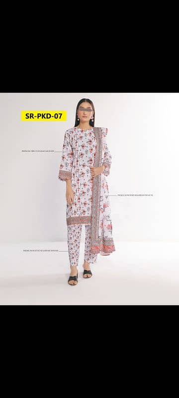 NEW ARRIVALS OF SARINA 3Pc KHADDAR ONLY IN 2800. 6