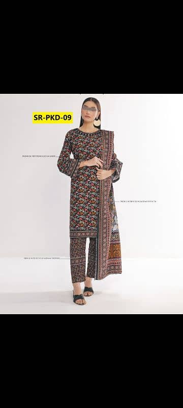 NEW ARRIVALS OF SARINA 3Pc KHADDAR ONLY IN 2800. 8