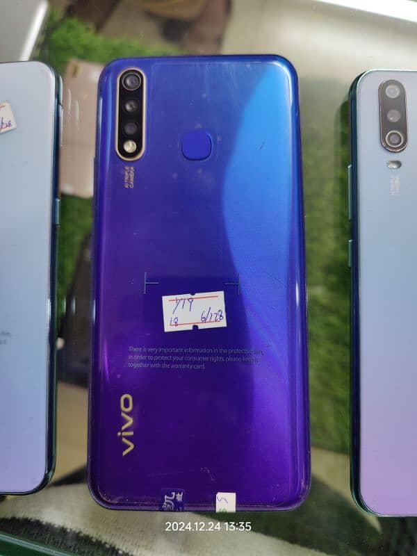 Vivo S1 6gb 128gb indisplay Fingerprint Vivo Y19 6/128 vivo y17 4/64 1