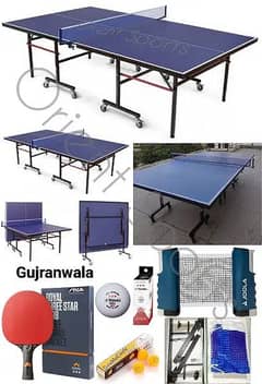 Table tennis table\Rackets\Nets\Balls\Quality Avilable \Branded