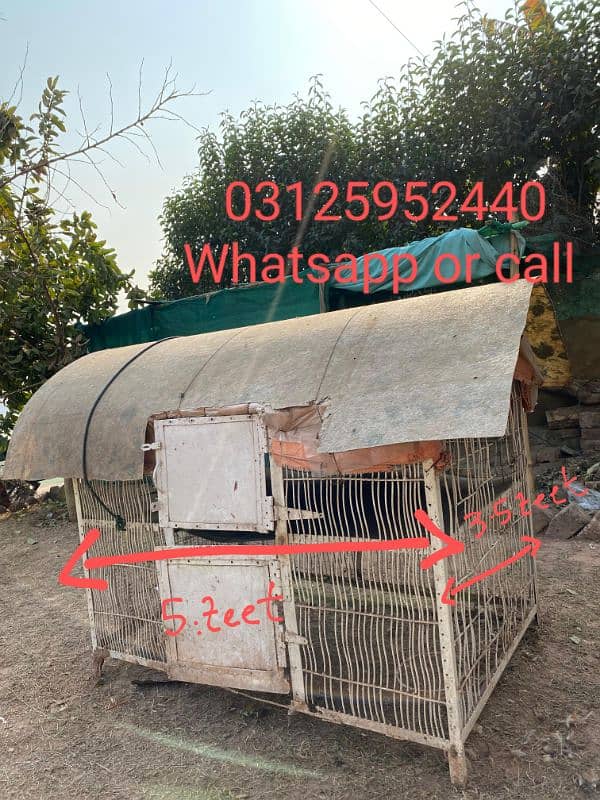 hens Cage double porshon for sale whatsapp or call 03125952440 0