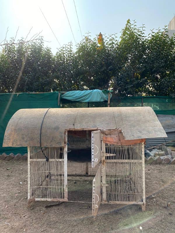 hens Cage double porshon for sale whatsapp or call 03125952440 3